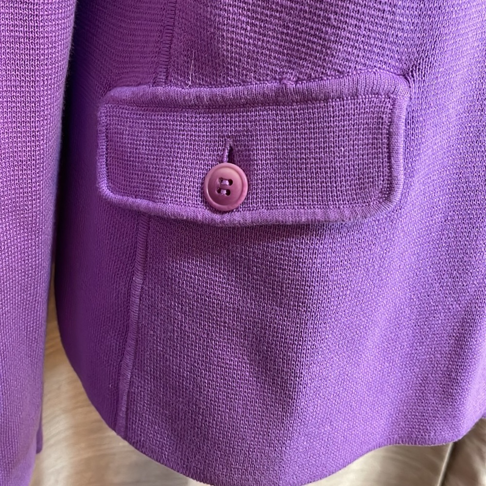 Talbots Purple Cardigan - Picture 4 of 5